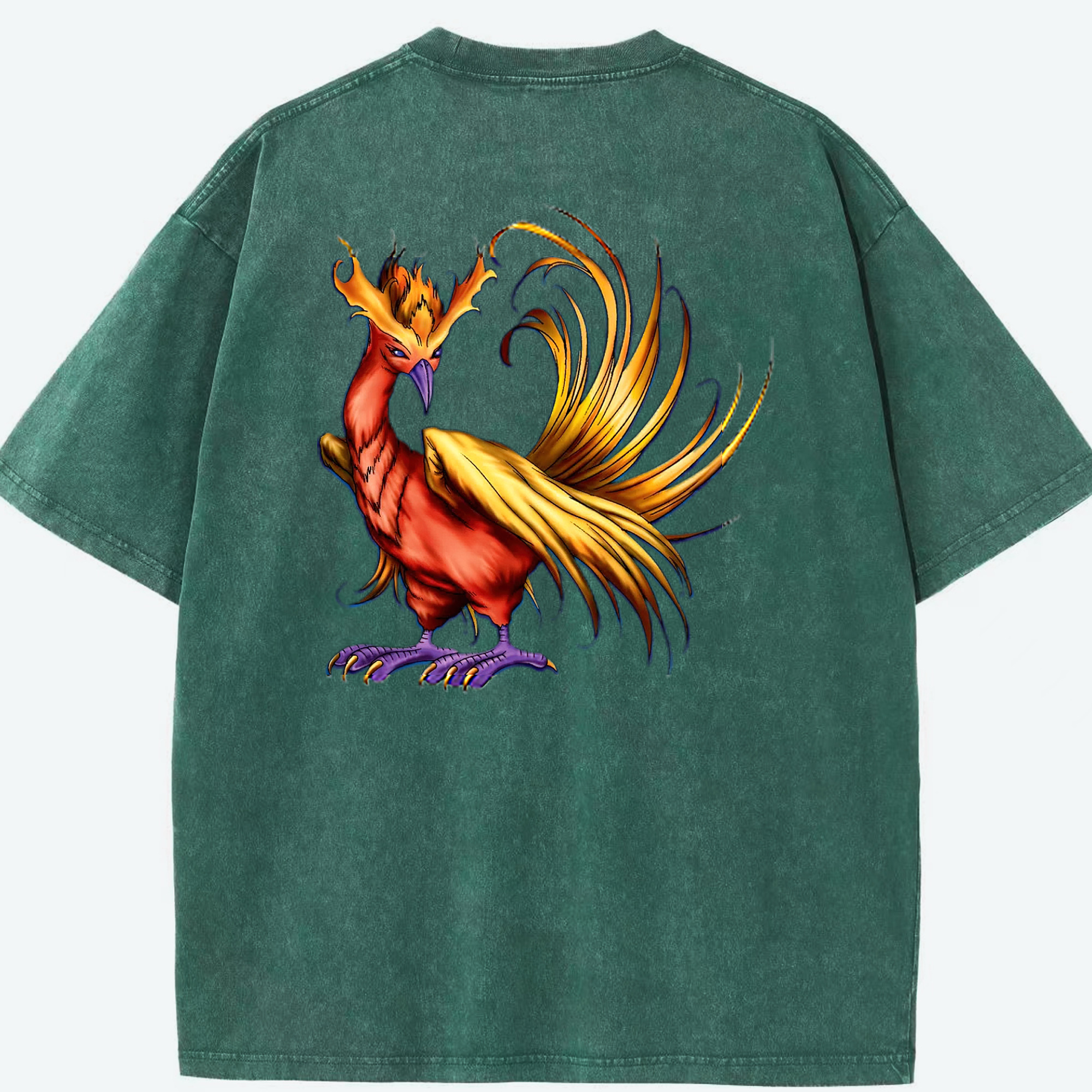 （画像用） 遊☆戯☆王 Yu-Gi-Oh! 綿100% ヴィンテージ風 半袖Tシャツ（背面プリント）